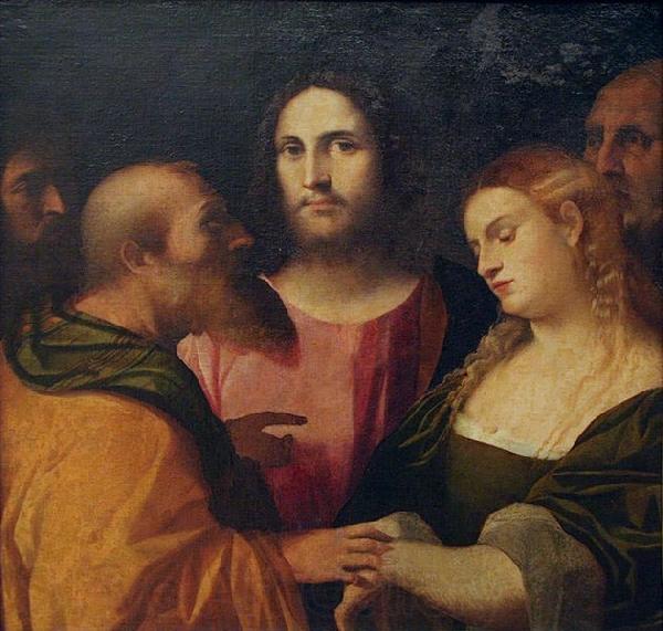 Palma il Vecchio Christ and the Adulteress